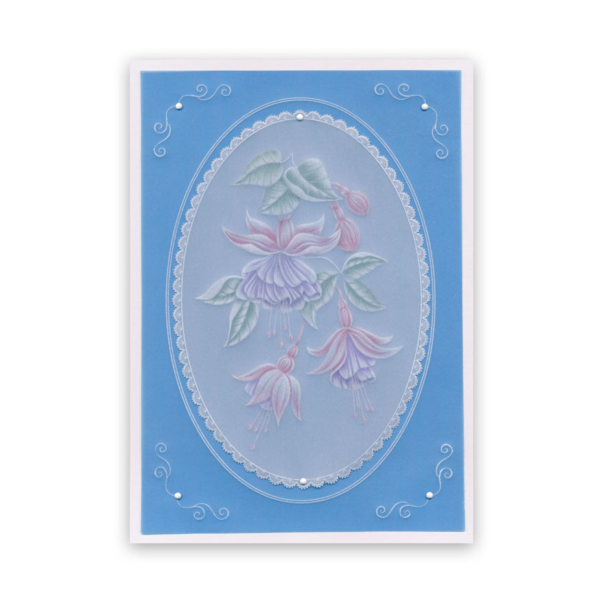 Frosted Floral Overlay Pack - Fuchsia