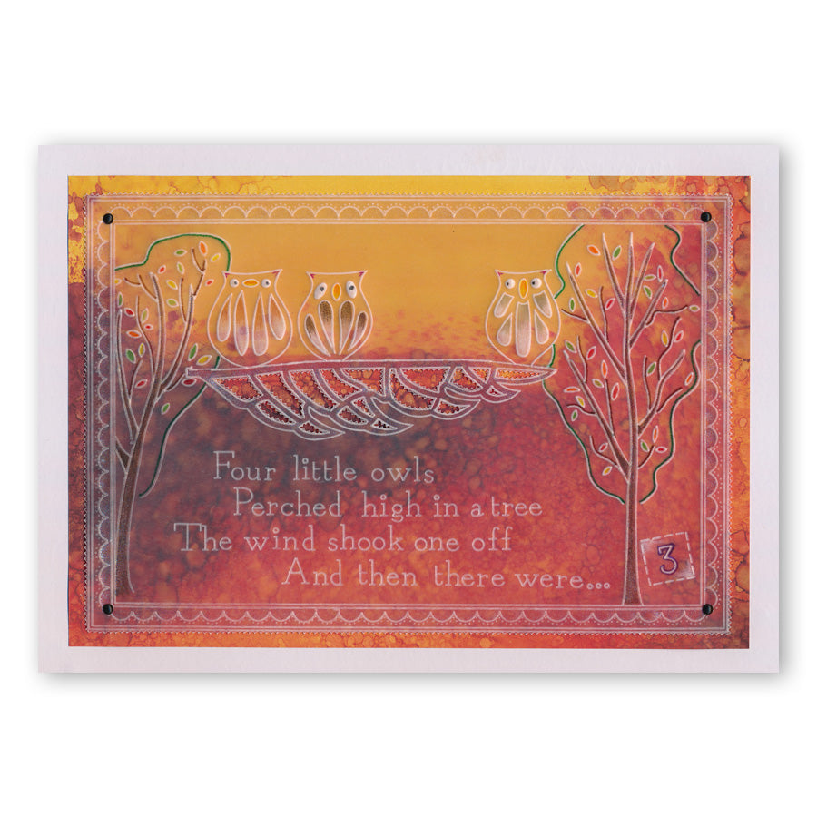 Funky Foliage A6 Groovi Plate