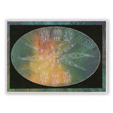 Funky Seed Heads & Leaves A6 Groovi Plate