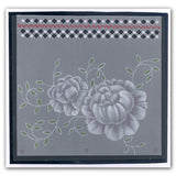 Sprig Background A5 Square Groovi Plate