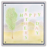 Mountains & Hills A5 Square Groovi Plate