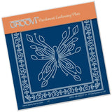 Tina's Butterfly Mariposa A6 Square Groovi Baby Plate