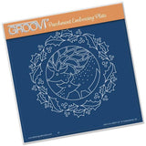 Deer Round A5 Square Groovi Plate