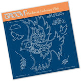 During this Christmas Verse No. 2 - Dove A5 Square Groovi Plate