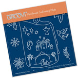 Candle Outline A6 Square Groovi Baby Plate