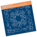 Tina's Star Frame A5 Square Groovi Plate