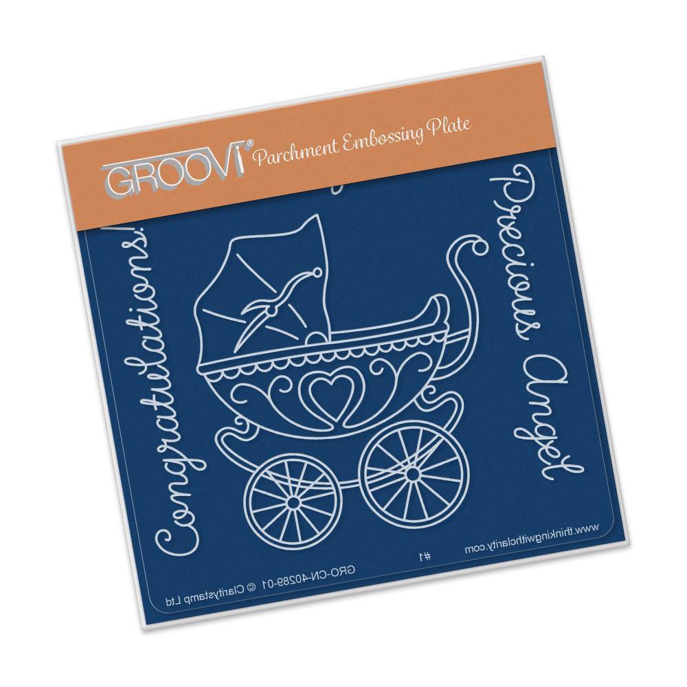 Pram A6 Square Groovi Baby Plate