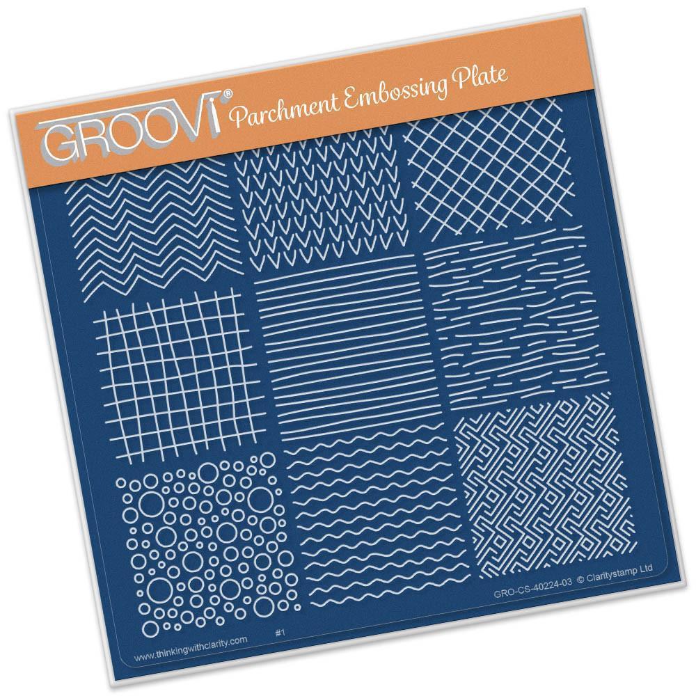 Textures A5 Square Groovi Plate