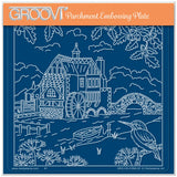 Linda's The Old Water Mill A5 Square Groovi Plate