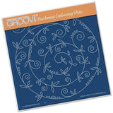 Sprig Swirl A5 Square Groovi Plate