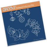 Frilly Circle Friends A5 Square Groovi Plate