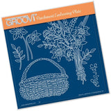Spring Bouquet A5 Square Groovi Plate