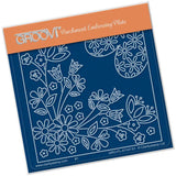 Tina's Garden Flourish A6 Square Groovi Baby Plate