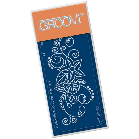 Tina's Flower Swirl Spacer Groovi Go! Spacer Plate