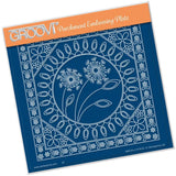 Tina's Dandelion & Floral Frames A5 Square Groovi Plate