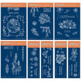 Tina's Springtime Flowers SET 1 : A6 + Spacers Groovi Plate Collection