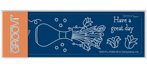 Tina's Springtime Flowers Great Day Groovi Spacer Plate