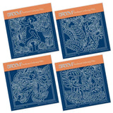Fairies Quartet A6 Square Groovi Plate Collection
