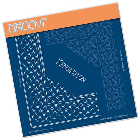 Kensington Palace Lace Corner Duet A5 Square Groovi Piercing Grid (Straight)