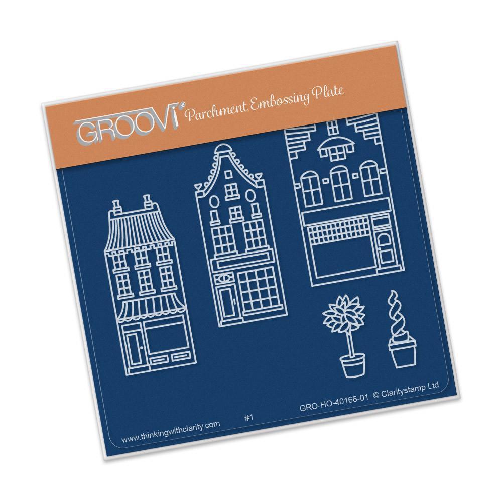 Wee Shops & Shrubs A6 Square Groovi Baby Plate