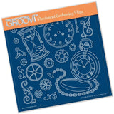 Clocks A5 Square Groovi Plate