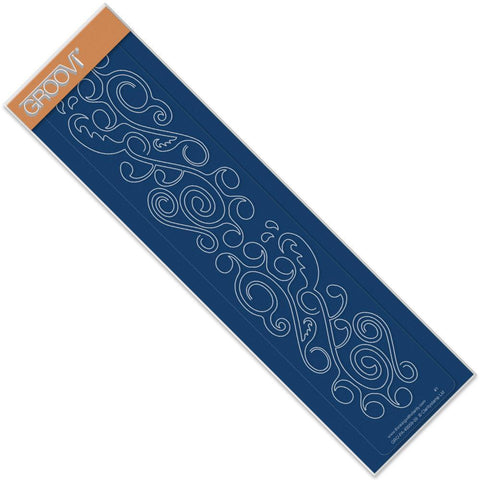 Ocean Swirls Groovi Border Plate
