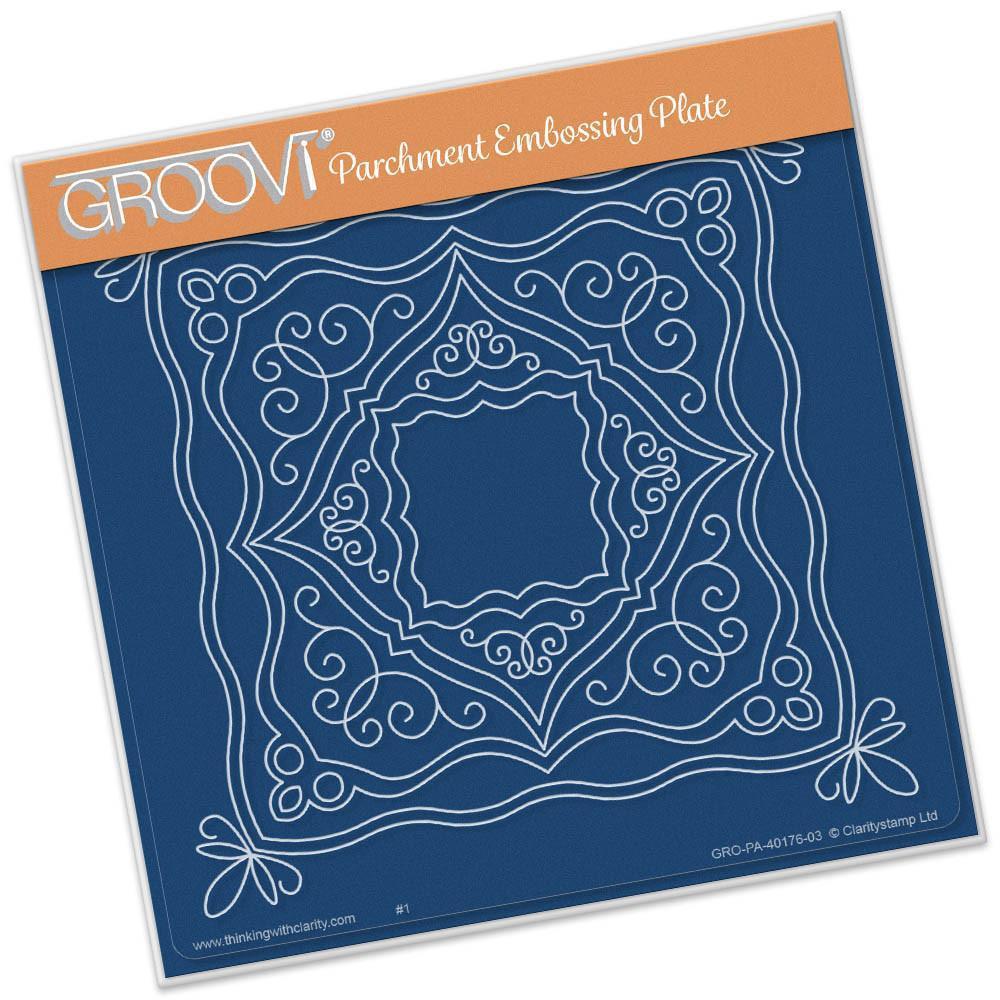 Ornate Boxes A5 Square Groovi Plate