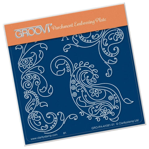 Tina's Henna Petites - A A6 Square Groovi Baby Plate