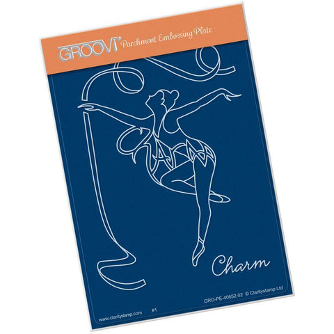 CLEARANCE Charm Ballerina A6 Groovi Plate