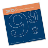 Open Number Nine A6 Square Groovi Baby Plate