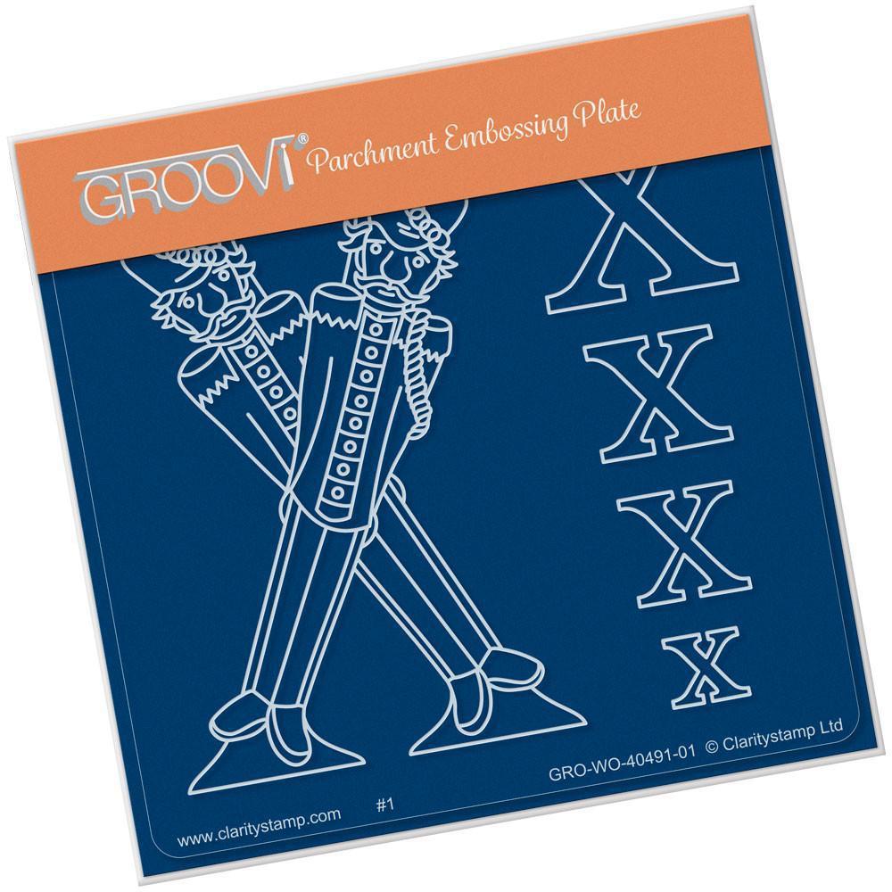 Nursery Rhyme 'X' A6 Square Groovi Baby Plate