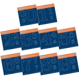 Open Numbers A6 Square Groovi Baby Plate Set