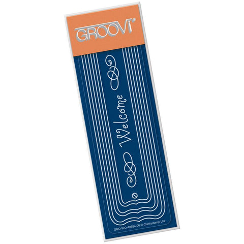 Welcome Plaque Groovi Spacer Plate
