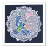 Garden Birds A6 Square Groovi Baby Plate Set