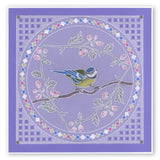 Garden Birds A6 Square Groovi Baby Plate Set