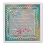 Garden Heart A5 Square Groovi Plate