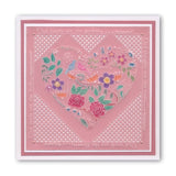 Garden Heart A5 Square Groovi Plate