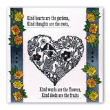 Garden Heart A5 Stamp & Stencil Collection