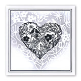 Garden Heart A5 Stamp & Stencil Collection