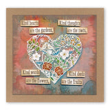 Garden Heart A5 Stamp & Stencil Collection