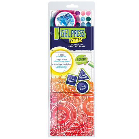 Gel Press Petites Set 1 (Square, Triangle & Circle)