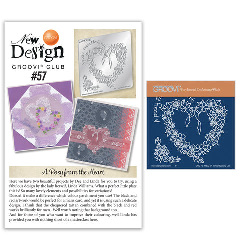 New Design Groovi® club Back Issue 57 - Posy from the Heart