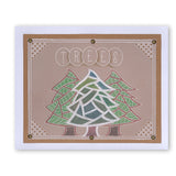 Abstract Trees A6 Square Groovi Baby Plate Set