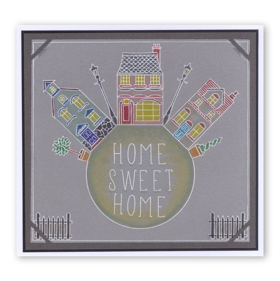 Wee Houses & Shops A6 Square Groovi Baby Plate Set