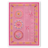 Tina's Doodle Flowers 2 A6 Groovi Plate