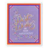 Best Wishes A5 Square Groovi Plate