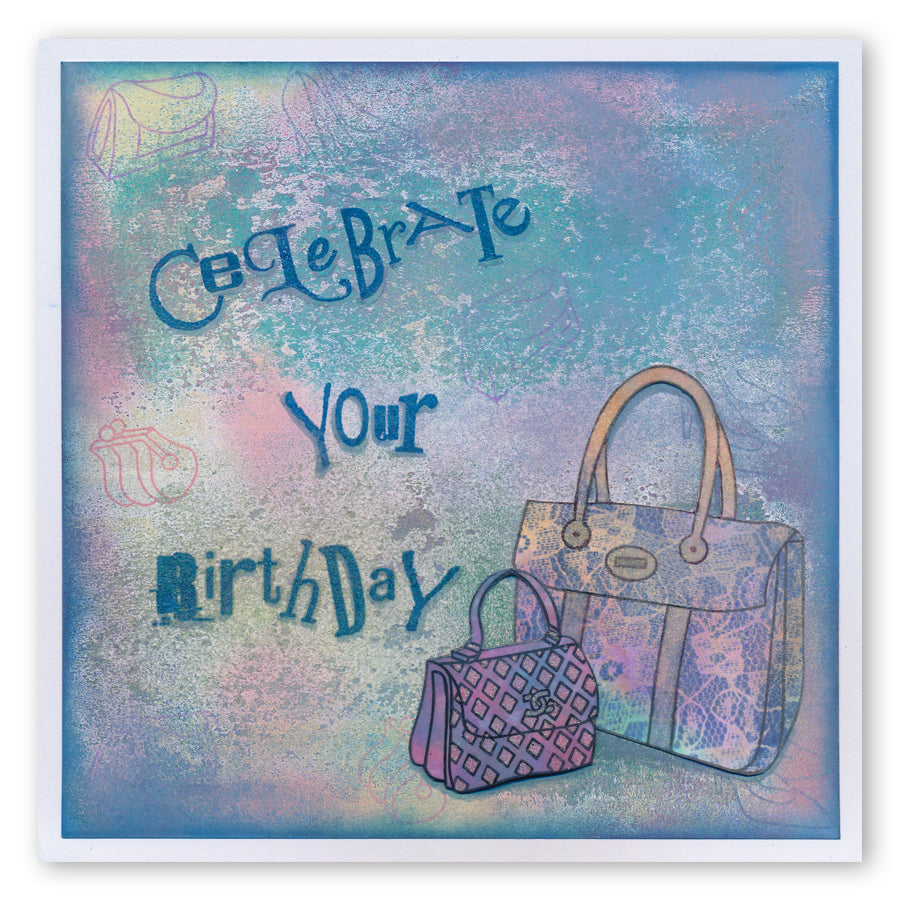 Handbags & Purses A5 Stamp & Mask Set