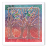House Martins A5 Square Groovi Plate