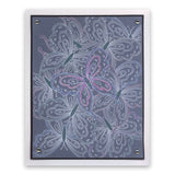 Jayne's Butterflies & Flourishes A5 Square Groovi Plate Set
