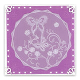 Jayne's Butterflies & Flourishes A5 Square Groovi Plate Set